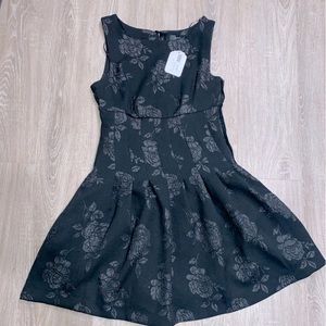 NWT Black floral dress